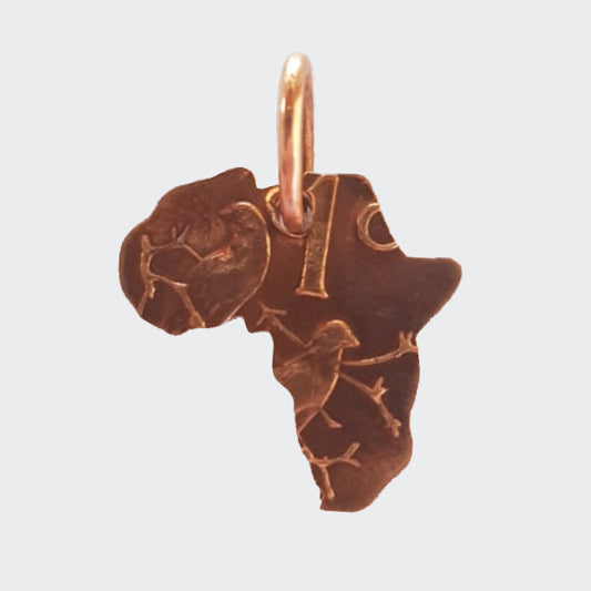 1c Africa Pendant handmade jewelry from Stofpad, inspired by South Africa