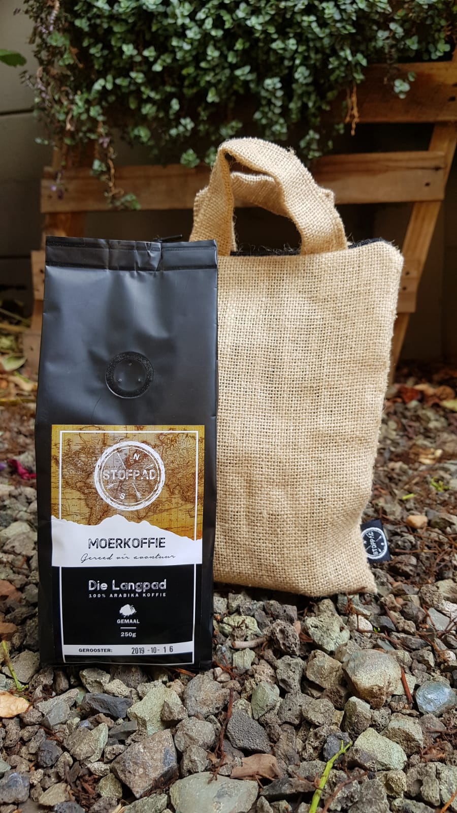 Stofpad Koffiesakkie