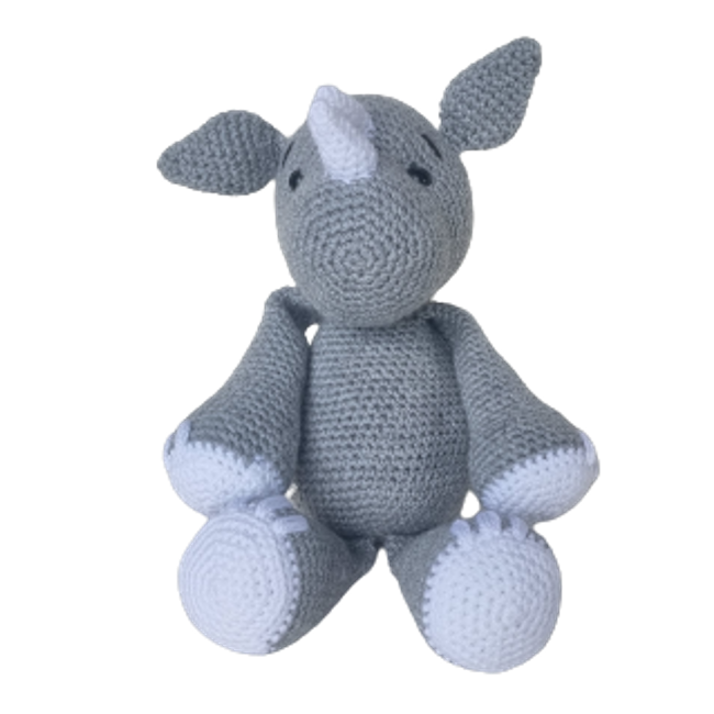 Crochet Toy - Rhino