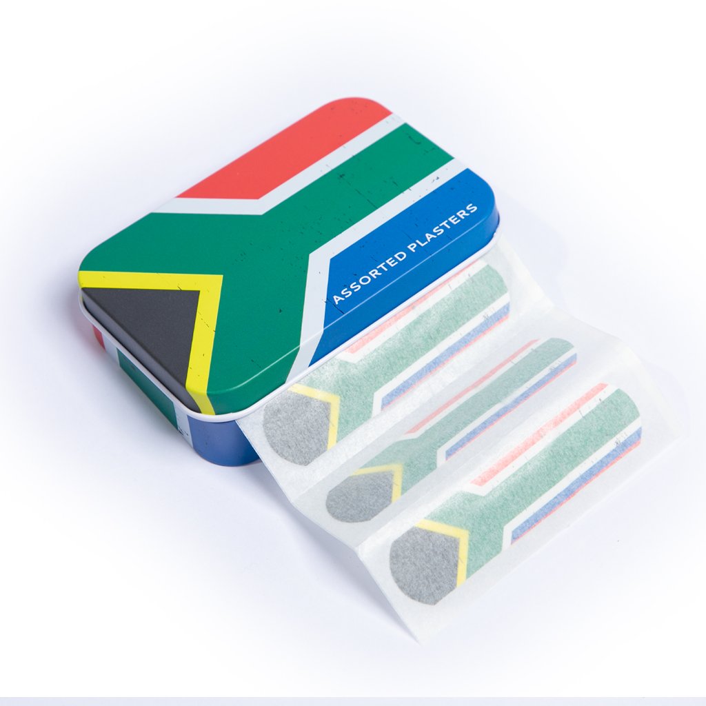 Plaster Tin - SA Flag