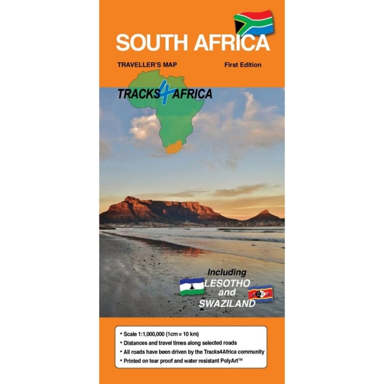 South Africa Traveller’s Paper Map 2nd Edition (incl Lesotho & Swaziland)