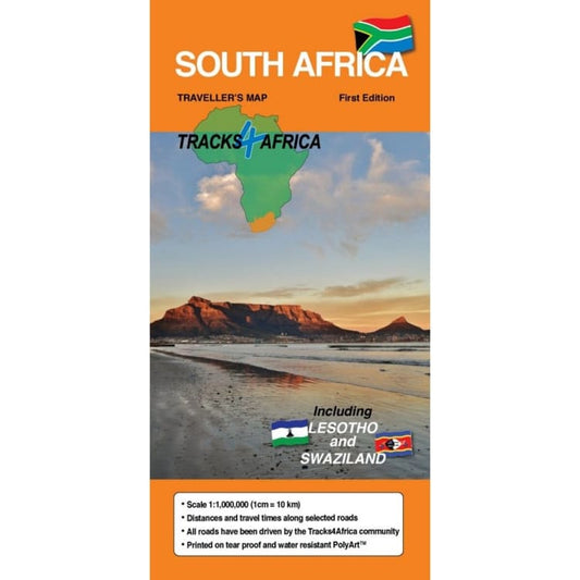 South Africa Traveller’s Paper Map 2nd Edition (incl Lesotho & Swaziland)
