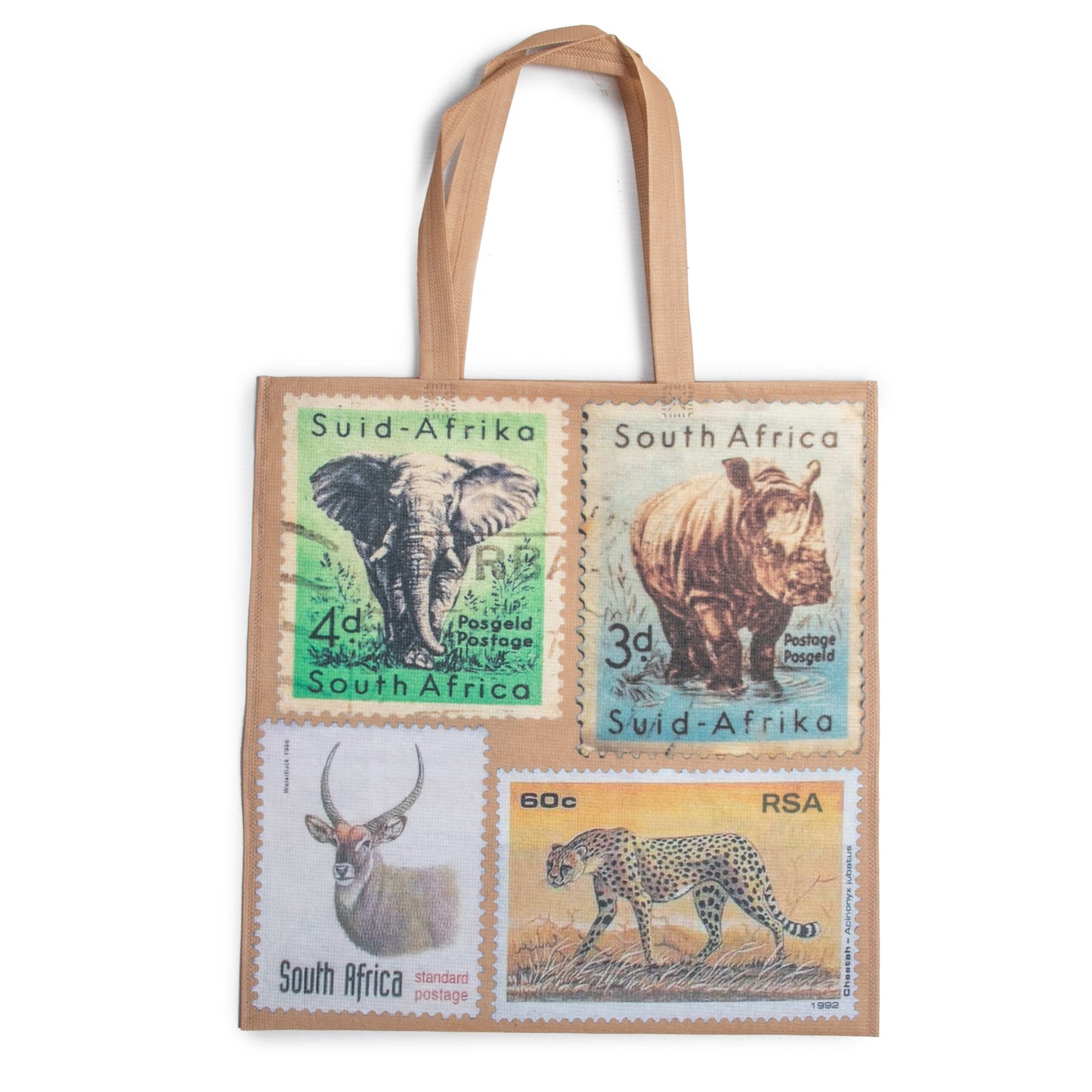Portfolio Bag - African Stamp