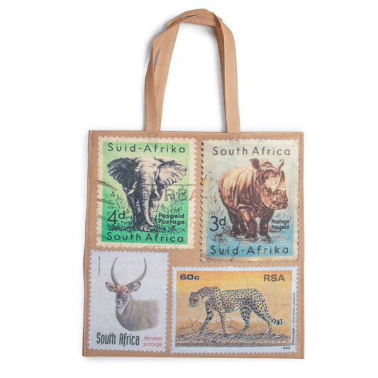 Portfolio Bag - African Stamp