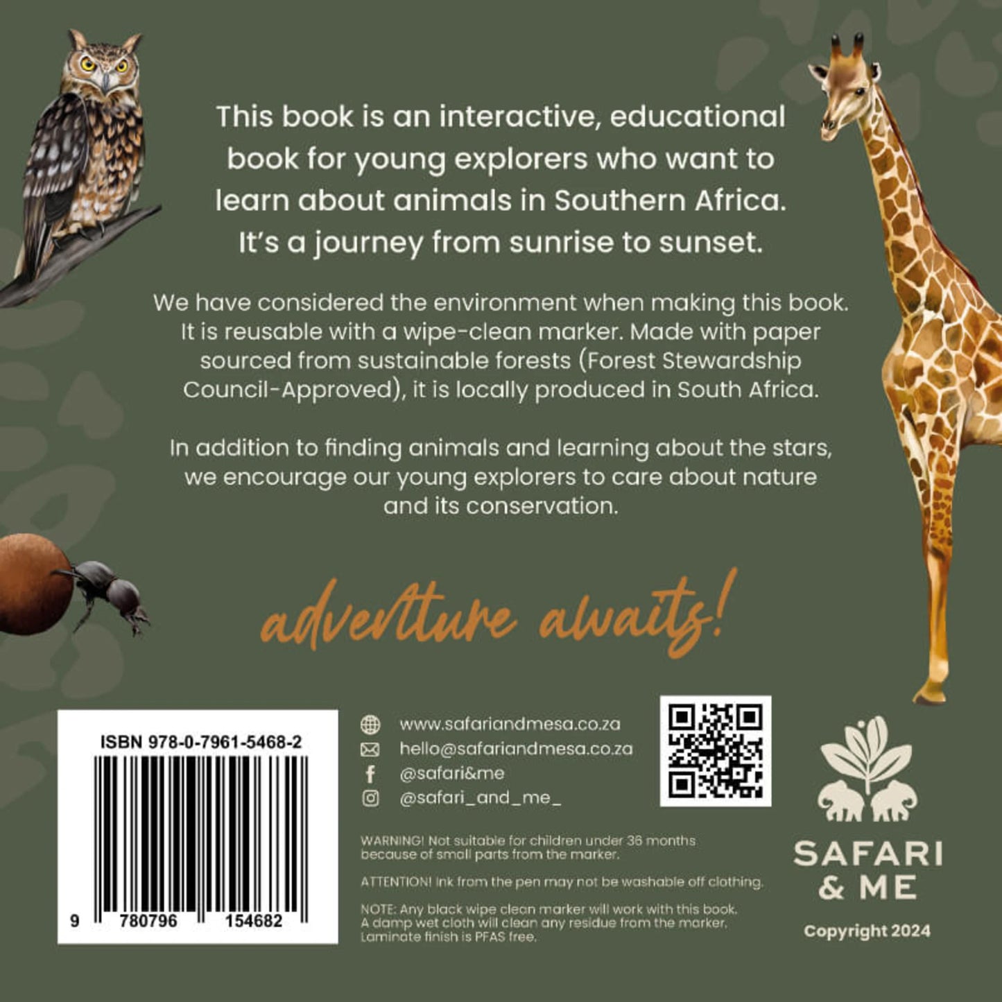 Safari & Me Activity Book