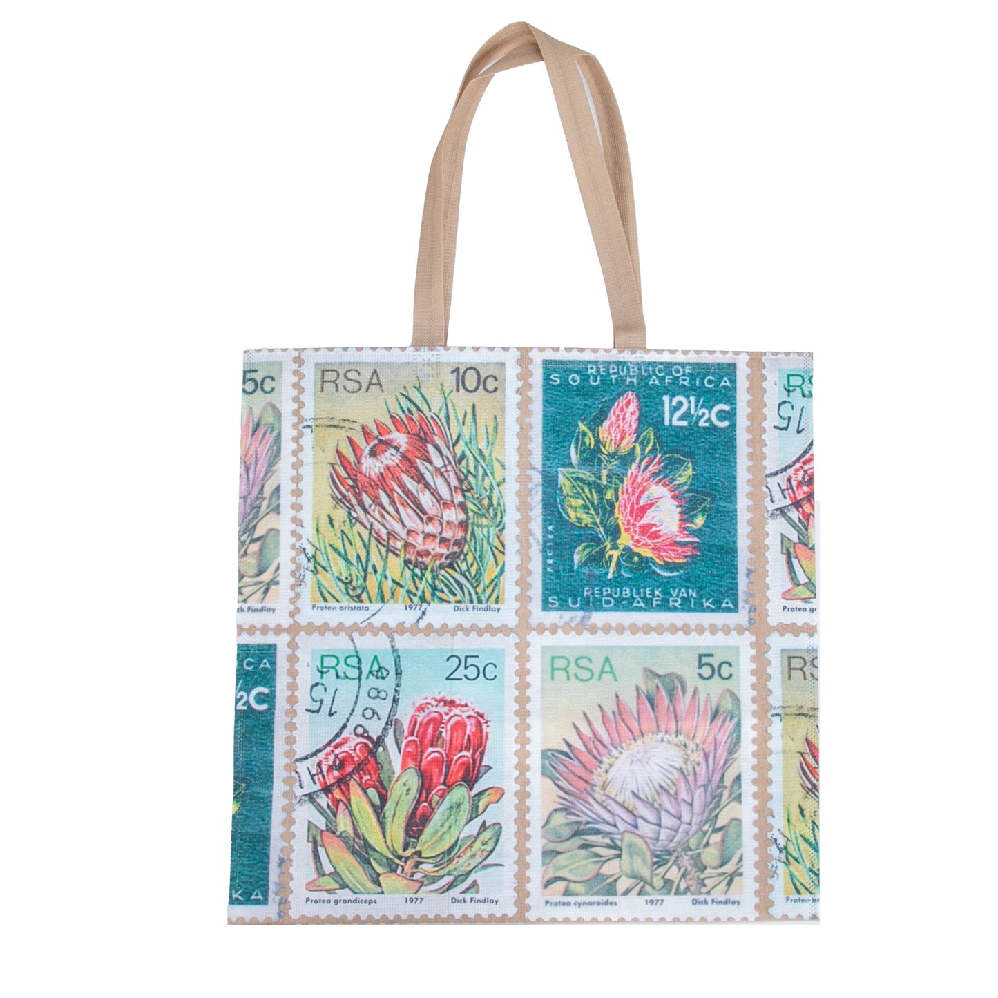 Portfolio Bag - Protea Stamps